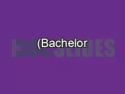 (Bachelor’s degree programs only)