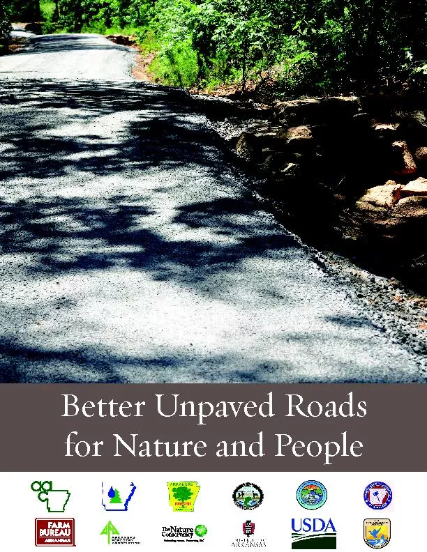 Better Unpaved Roads for Nature and People