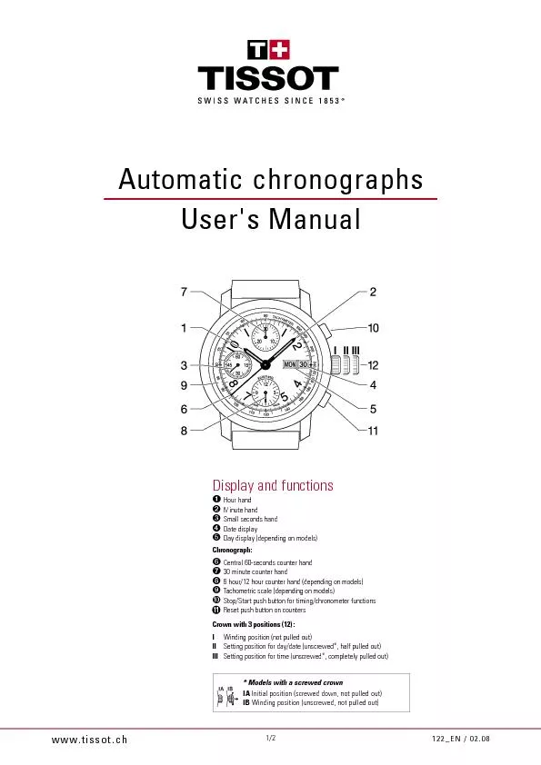 Automatic chronographs
