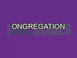 ONGREGATION