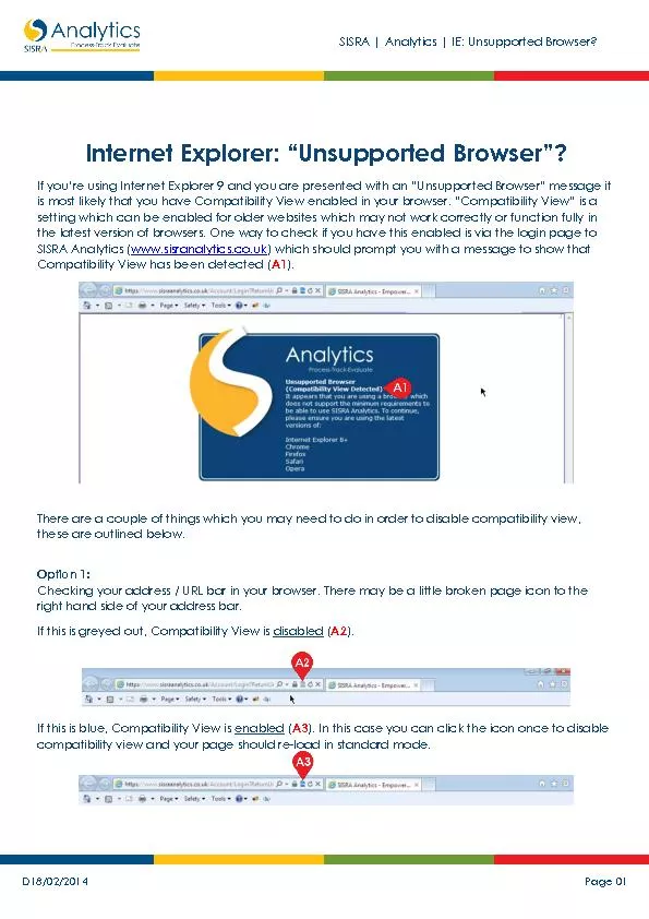 Unsupported Browser?