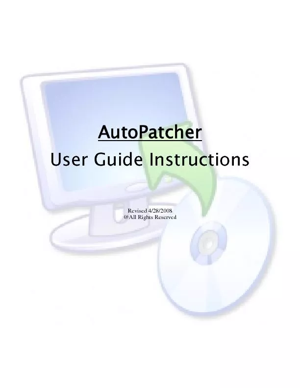 AutoPatcher User Guide Instructions Page 2Introduction How many times
