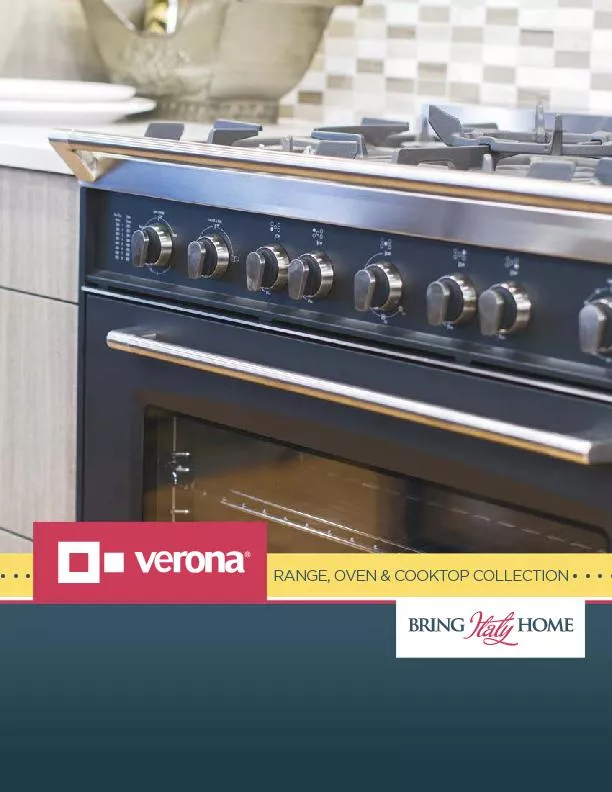 RANGE, OVEN & COOKTOP COLLECTION