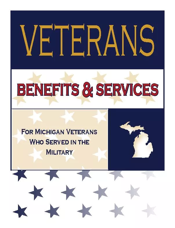For Michigan Veterans Who Served in the Military