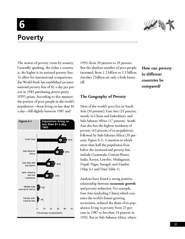 How can povertyin differentcompared?