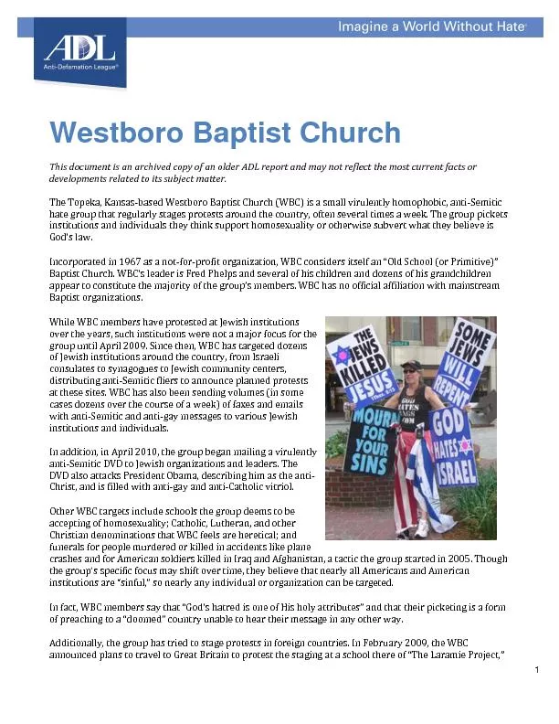 Westboro Baptist Church