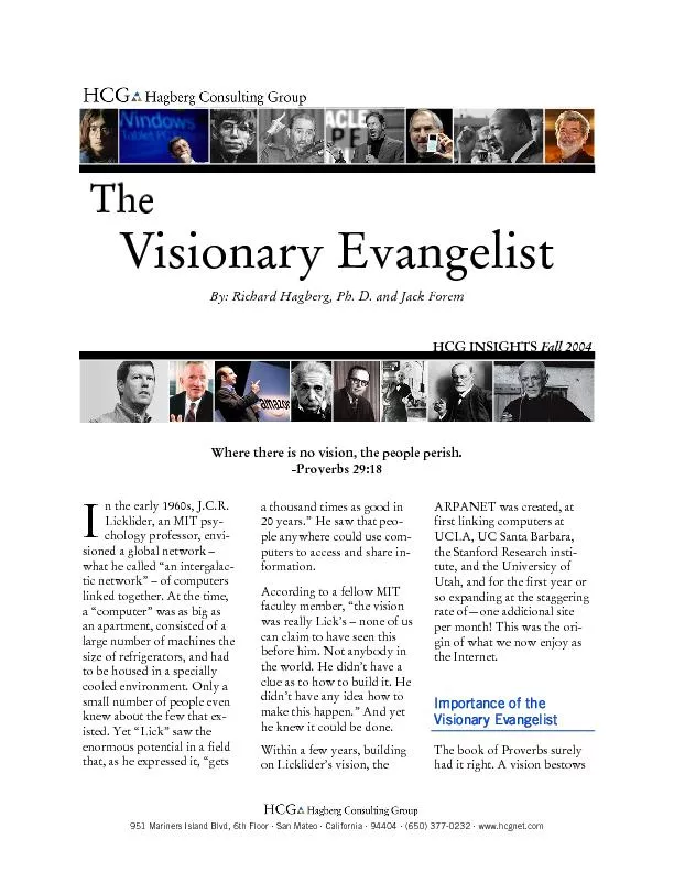 Visionary EvangelistVisionary EvangelistVisionary Evangelist