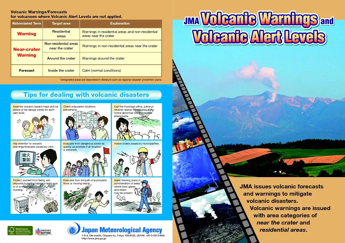 volcanic alert levels are classified into five levels in t