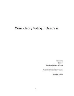 1 Tim Evans Director Elections Systems & Policy Australian Electoral C