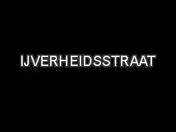 IJVERHEIDSSTRAAT