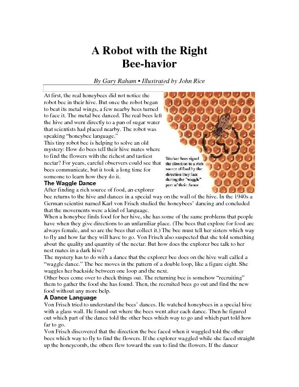 A Robot with the Right