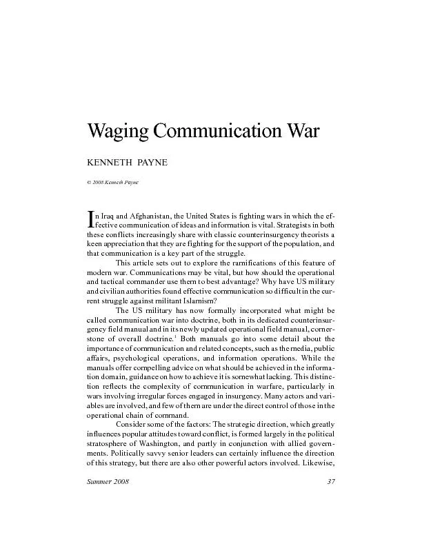 WagingCommunicationWar