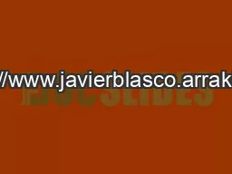 http://www.javierblasco.arrakis.es