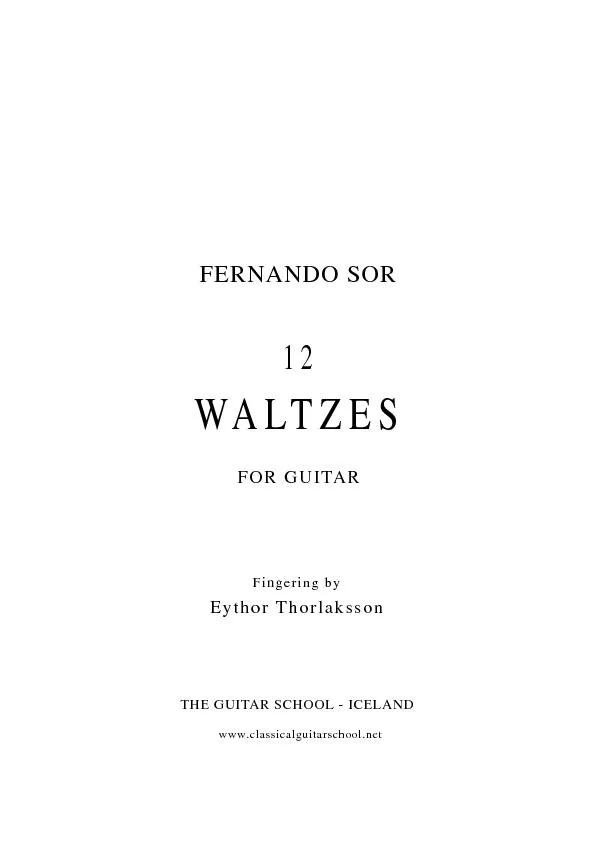 ..3241034Fine- 4 -WALTZ 1( Op. 45 nr. 4)1092Copyright 2000 by The Guit