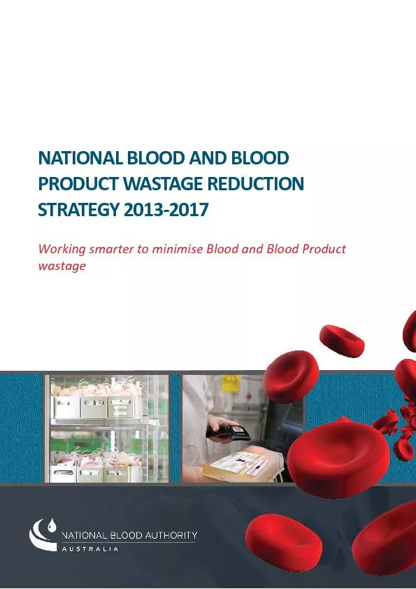 NATIONALBLOODBLOODPRODUCTWASTAGESTRATEGY