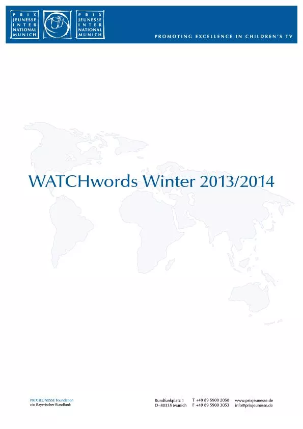 WATCHwords Winter 2013/2014