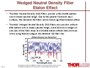 Wedged Neutral Density Filter