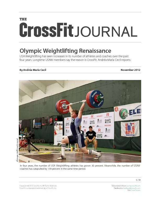 Copyright  2012 CrossFit, Inc. All Rights Reserved.CrossFit is a regis