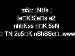 m5rr :Ntfs ; IeKiSies e2 nhhNss nK 5sN hn TN 2e5K nShSSc..www,Sn