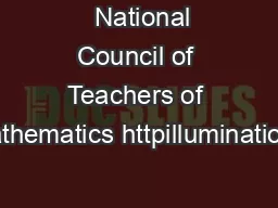   National Council of Teachers of Mathematics httpilluminations