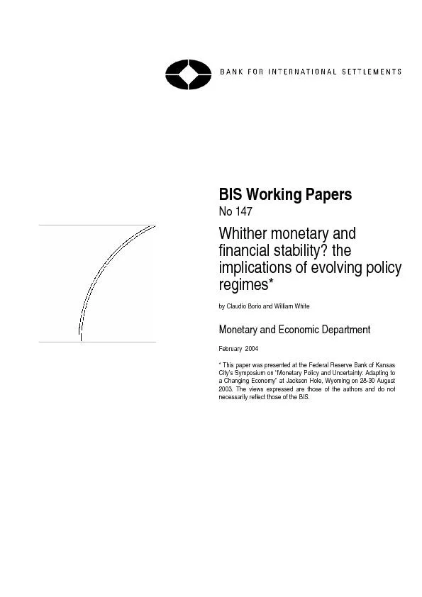 BIS Working Papers No 147