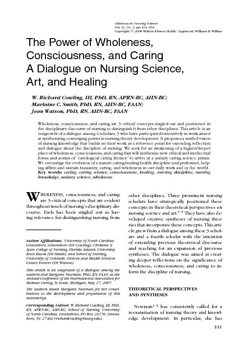 AdvancesinNursingScienceVol.31,No.1,pp.E41