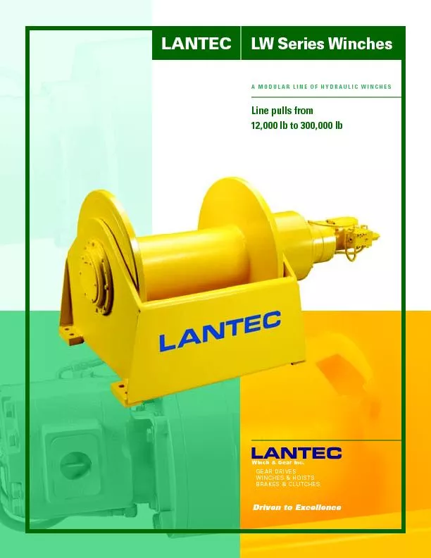 20040 0604PROUDLY DISTRIBUTED BYLANTEC LH Series Hoists are a family o