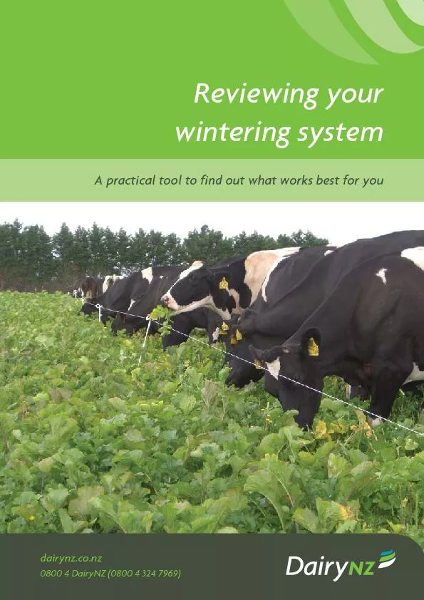 Reviewing your wintering system