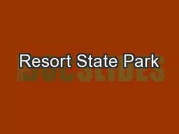 Resort State Park