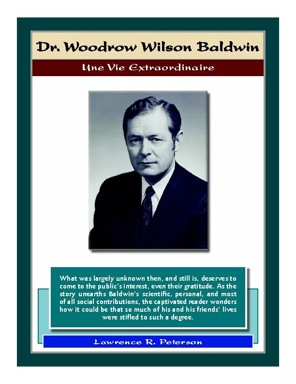 Who the Hell is Woody Baldwin?