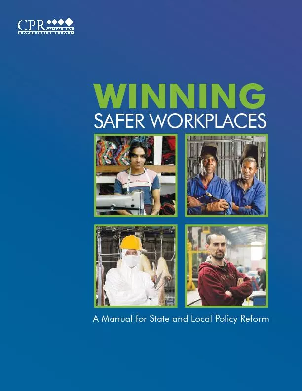 SAFER WORKPLACE