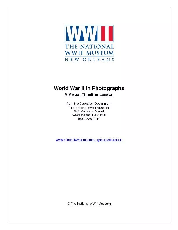 World War II in Photographs