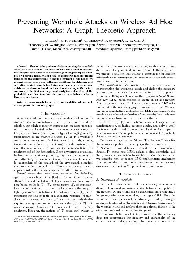 Fig.1.Wormholeattackagainstadistancevectorbasedroutingprotocol.Ifanadv
