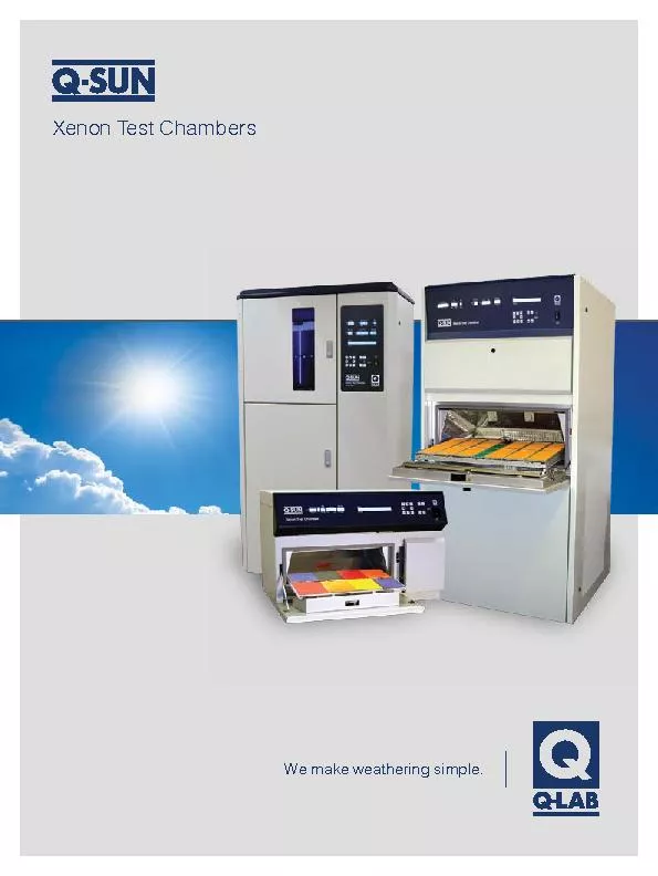 Xenon Test Chambers