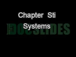 Chapter  Sti Systems 