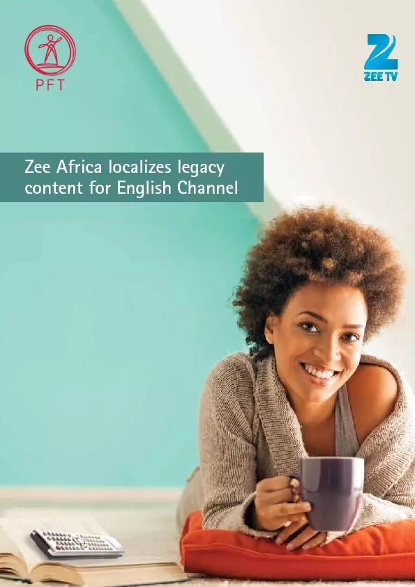 Zee Africa localizes legacycontent for English Channel
