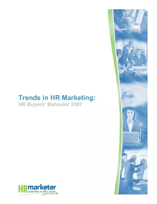 Trends in HR Marketing:HR Buyers