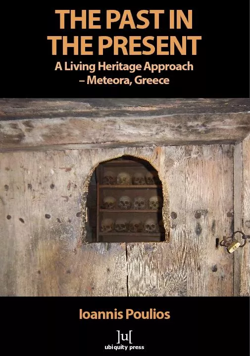 THE PAST IN THE PRESENTA Living Heritage Approach – Meteora, Gree