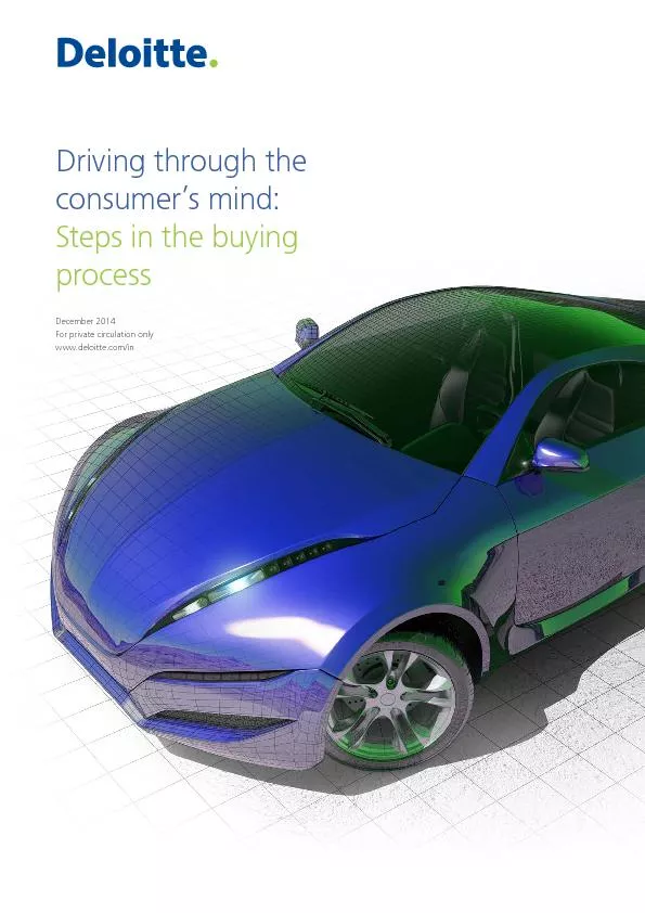 Driving through the consumer’s mind:Steps in the buying processFo