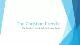 The Christian Creeds: