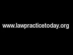 www.lawpracticetoday.org 