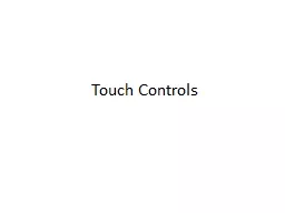 Touch Controls