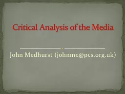 John Medhurst (johnme@pcs.org.uk)