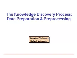 The Knowledge Discovery Process;