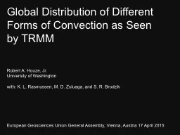 Global Distribution of Different Forms of Convection as See