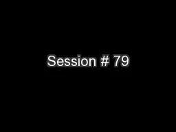 Session # 79