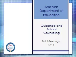 Guidance and School Counseling