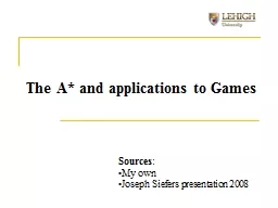 The A* and applications to Games