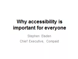 Why accessibility is important for everyone