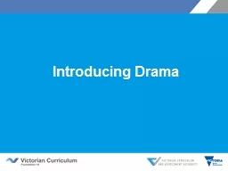Introducing Drama